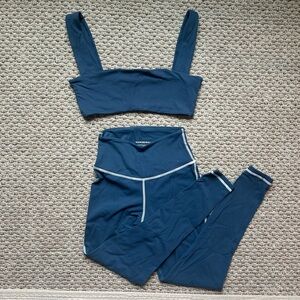 WeWoreWhat Blue Workout Set